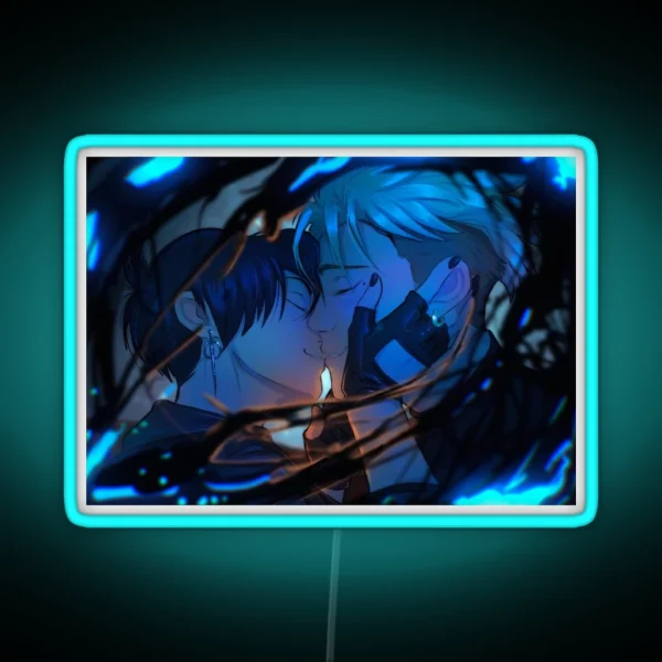 Blue Kiss RGB Neon Sign