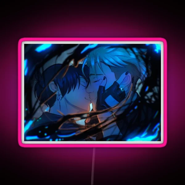 Blue Kiss RGB Neon Sign