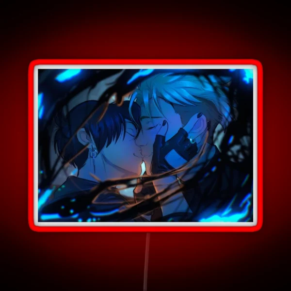 Blue Kiss RGB Neon Sign