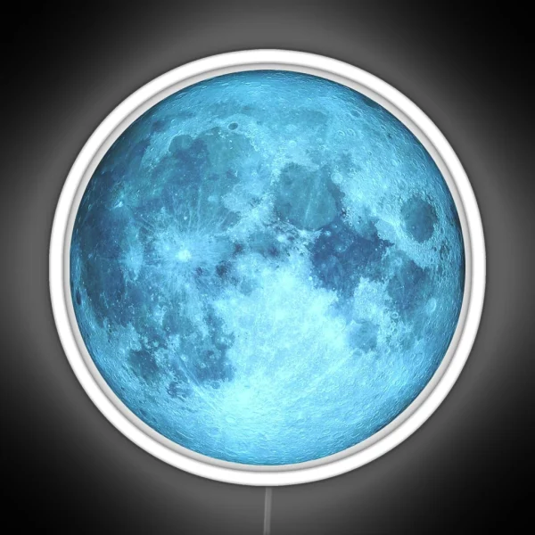Blue Moon RGB Neon Sign
