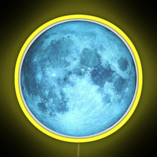 Blue Moon RGB Neon Sign
