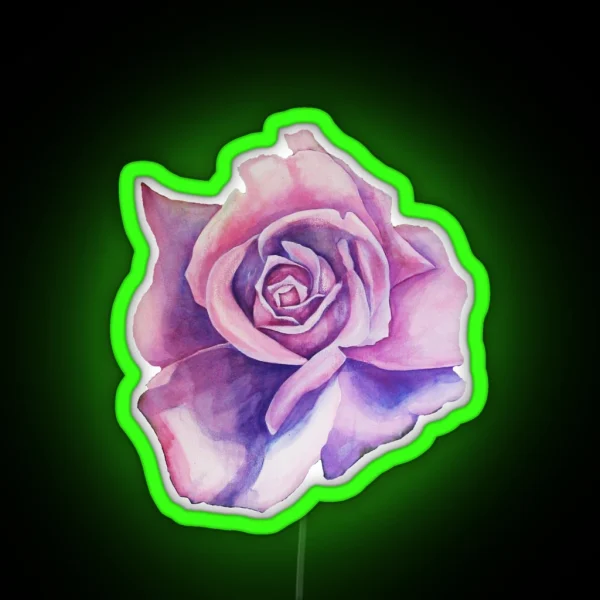 Blue Moon Rose RGB Neon Sign