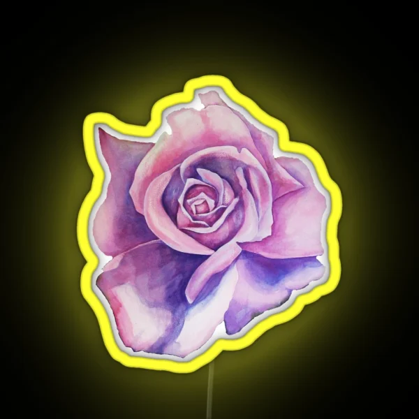 Blue Moon Rose RGB Neon Sign