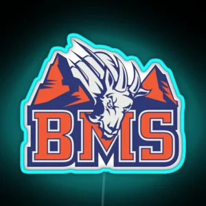 Blue Mountain State Logo Led RGB Neon Sign