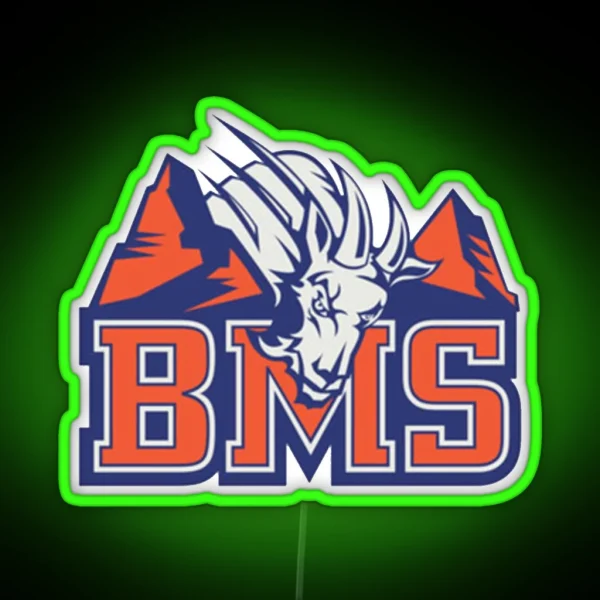 Blue Mountain State Logo Led RGB Neon Sign