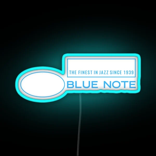 BLUE NOTE 1961 Logo RGB Neon Sign