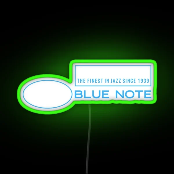 BLUE NOTE 1961 Logo RGB Neon Sign