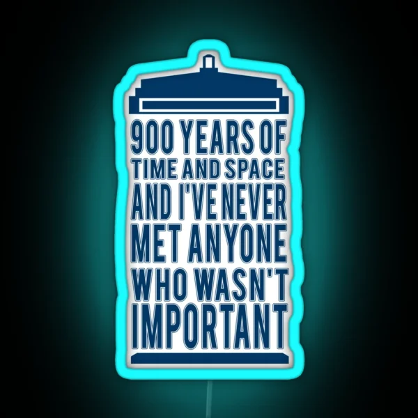 BLUE POLICE BO Perfect Gift RGB Neon Sign