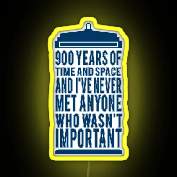 BLUE POLICE BO Perfect Gift RGB Neon Sign