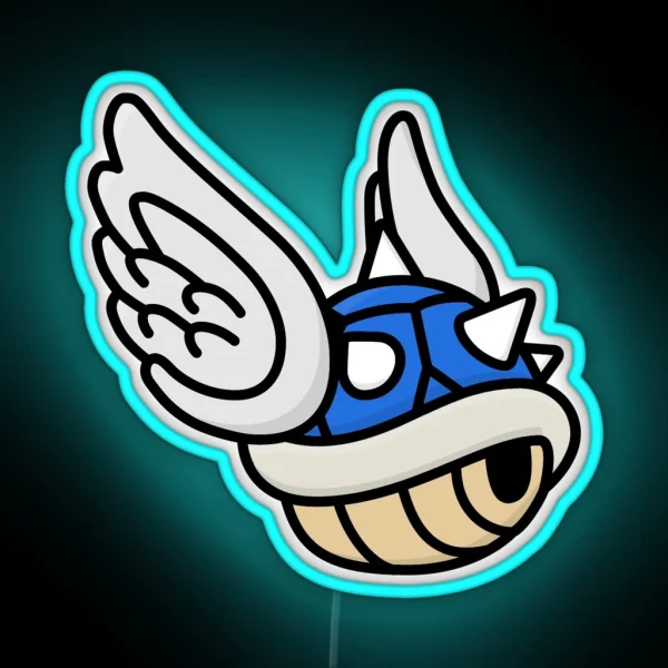 Blue Shell RGB Neon Sign