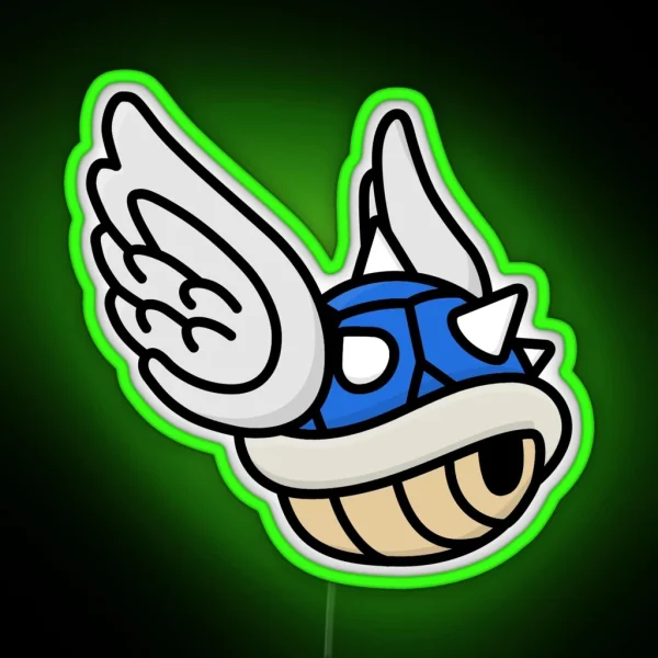 Blue Shell RGB Neon Sign