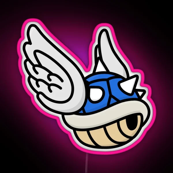 Blue Shell RGB Neon Sign