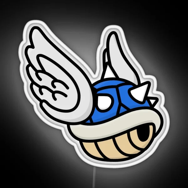 Blue Shell RGB Neon Sign