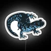 Unique Handcrafted Blue Spotted Salamander Neon Sign Home Decor Accents