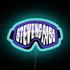 Neon Accent for Blue Stevens Pass Snow Goggles - RGB Edition
