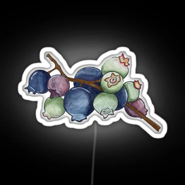 Blueberry Bunch RGB Neon Sign