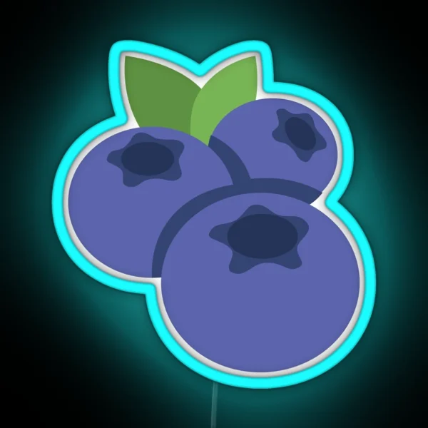 Blueberry RGB Neon Sign