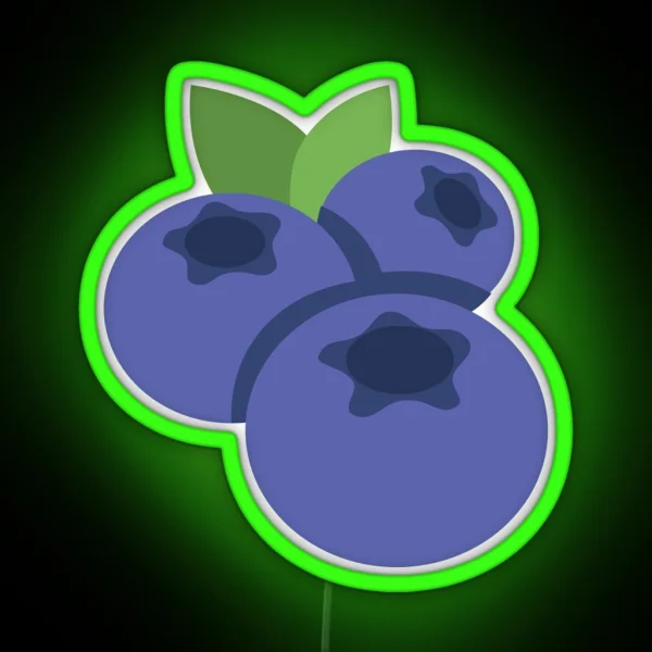 Blueberry RGB Neon Sign
