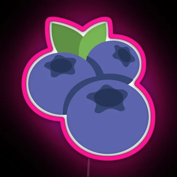 Blueberry RGB Neon Sign