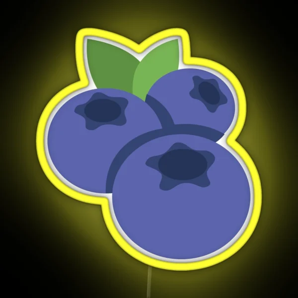 Blueberry RGB Neon Sign