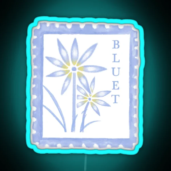 Bluet Stamp RGB Neon Sign