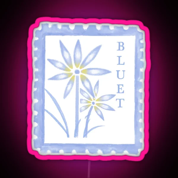 Bluet Stamp RGB Neon Sign