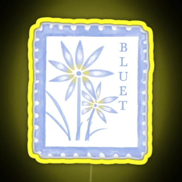 Bluet Stamp RGB Neon Sign