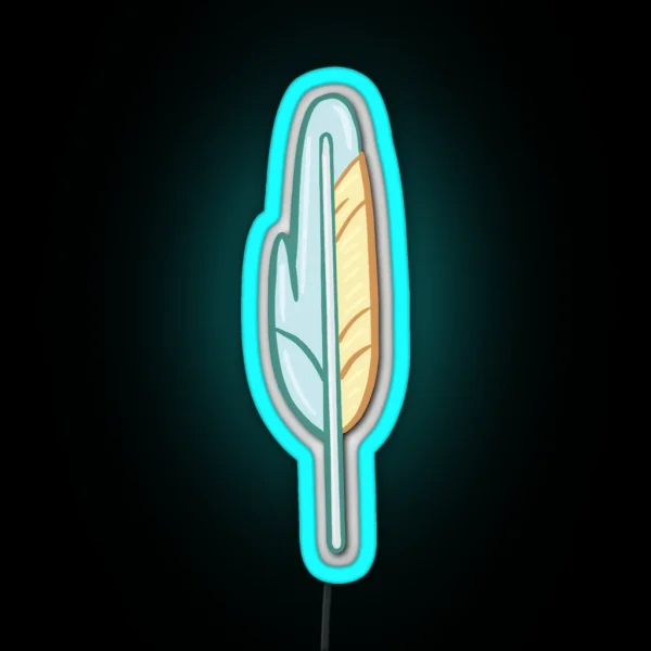 Bluey Featherwand RGB Neon Sign
