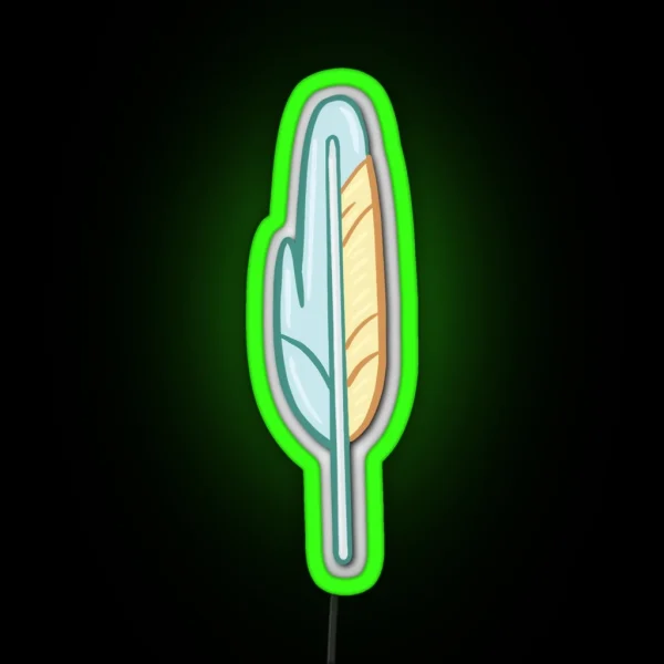 Bluey Featherwand RGB Neon Sign