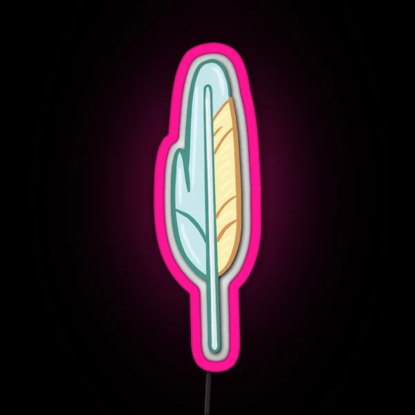 Bluey Featherwand RGB Neon Sign