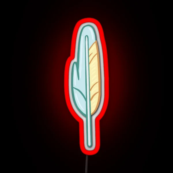 Bluey Featherwand RGB Neon Sign