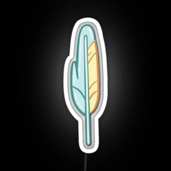 Bluey Featherwand RGB Neon Sign