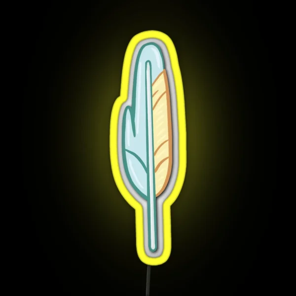 Bluey Featherwand RGB Neon Sign