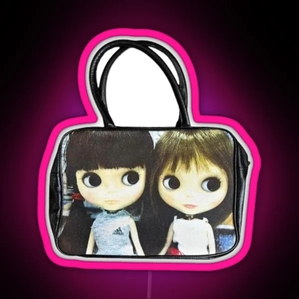 Blythe Doll Purse RGB Neon Sign