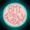 Boldly challenge body mass index norms with colorful LED lighting