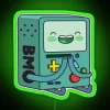 Vibrant BMO rgb neon sign adds pop to any room