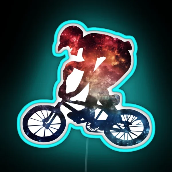 BMX Galaxy RGB Neon Sign