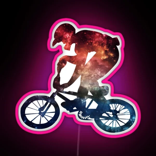 BMX Galaxy RGB Neon Sign