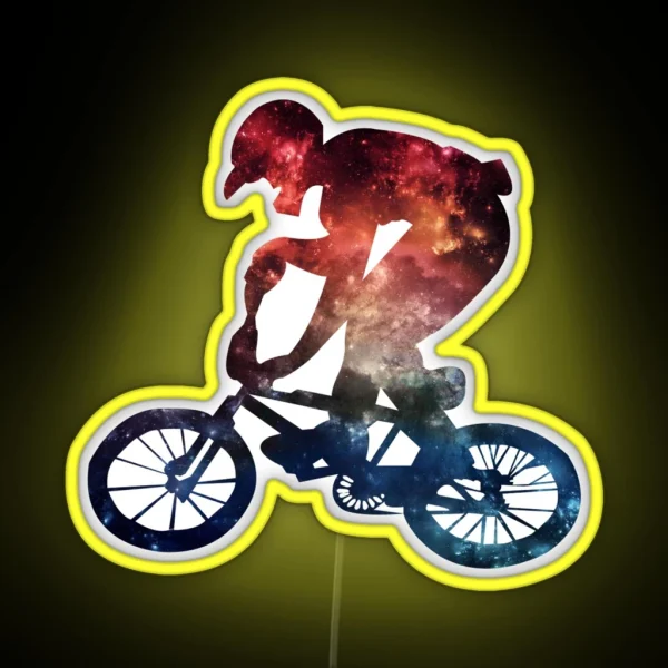 BMX Galaxy RGB Neon Sign