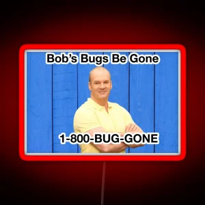 Bob S Bugs Be Gone RGB Neon Sign