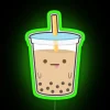 RGB Neon Sign Decorates Home with Trendy Boba Milk Tea Style