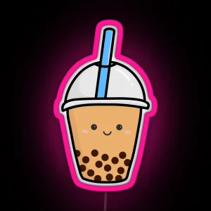 Boba Milk Tea RGB Neon Sign