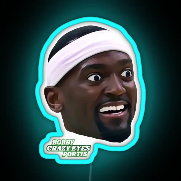 Bobby Crazy Eyes Portis RGB Neon Sign