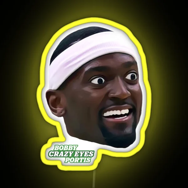 Bobby Crazy Eyes Portis RGB Neon Sign