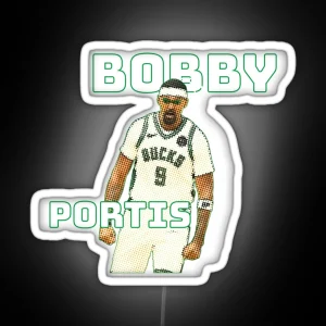 Bobby Portis New Design Comic Effect Awesome Design RGB Neon Sign