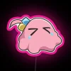 Bocchi's Iconic Reactions in Vibrant RGB Neon Glow Display
