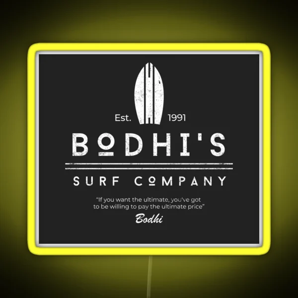 Bodhi S Surf Company Est 1991 RGB Neon Sign