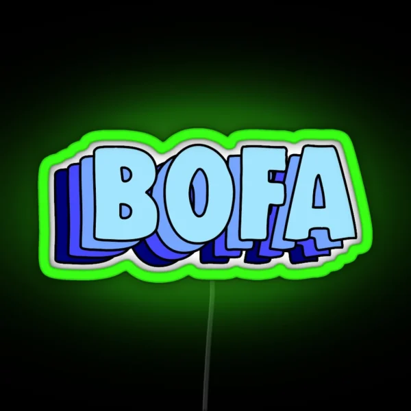 Bofa RGB Neon Sign