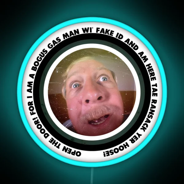 Bogus Gasman Wi A Fake ID RGB Neon Sign