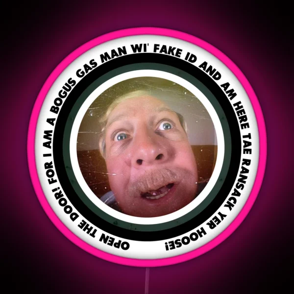 Bogus Gasman Wi A Fake ID RGB Neon Sign